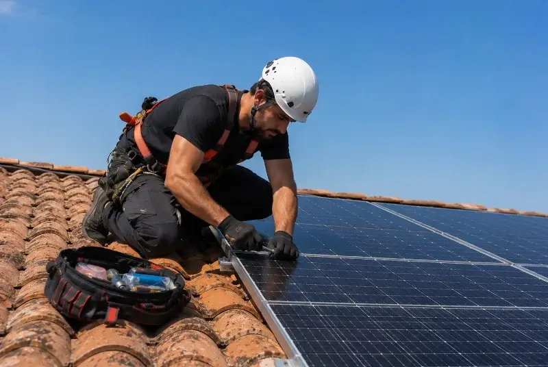 Maintenance et monitoring de panneaux solaires à Sanilhac-Sagriès