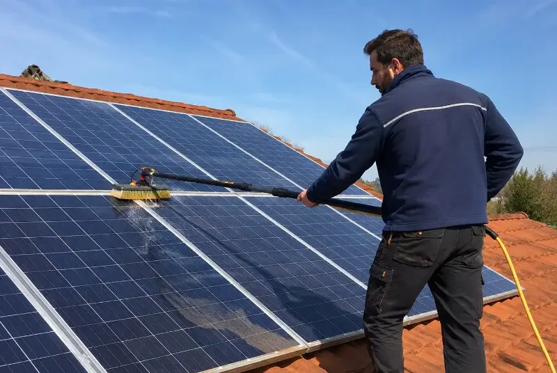Nettoyage et entretien de panneaux solaires à Sanilhac-Sagriès